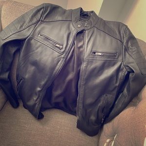 Zara leather men’s jacket